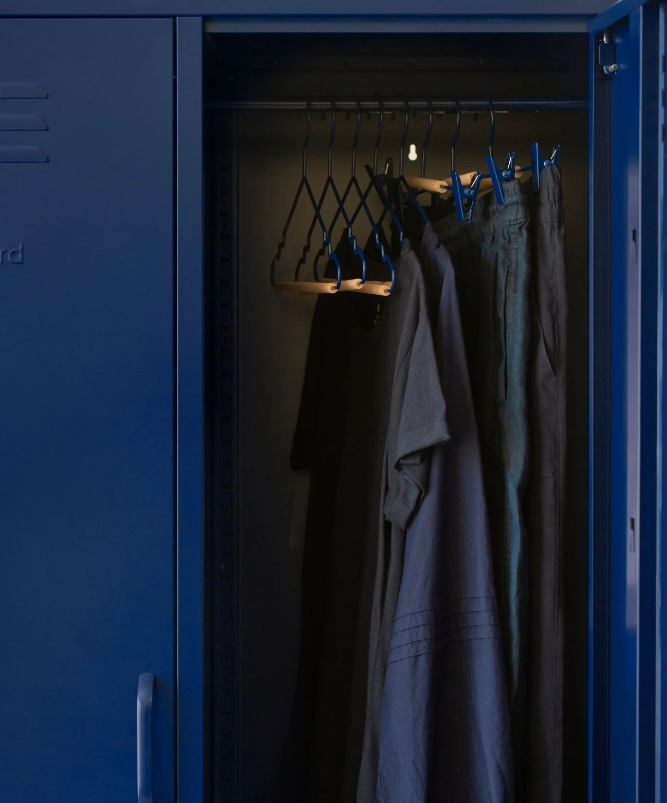 Adult Top Hangers in Navy - Image 3