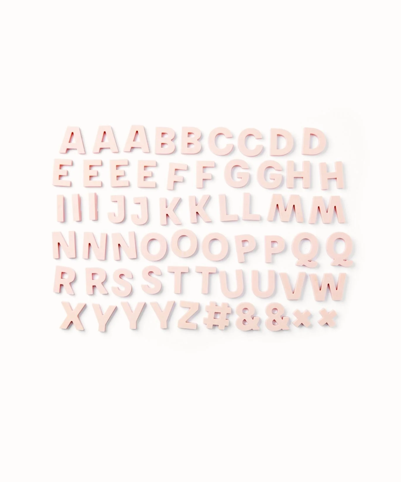 Alphabet Magnets in Blush - Image 4