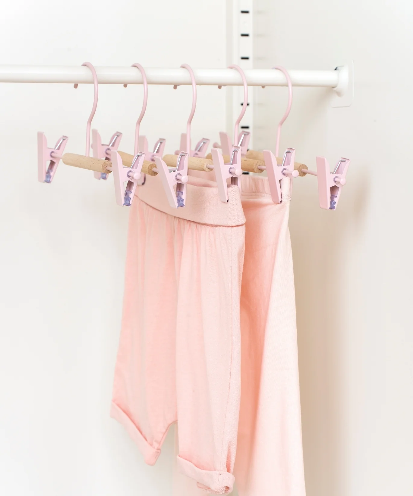 Kids Clip Hangers in Blush - Image 2