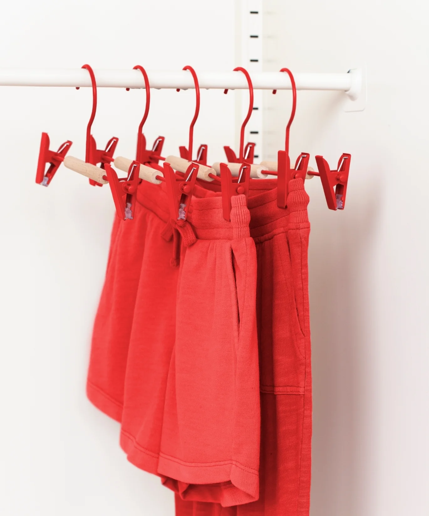 Kids Clip Hangers in Poppy - Image 2