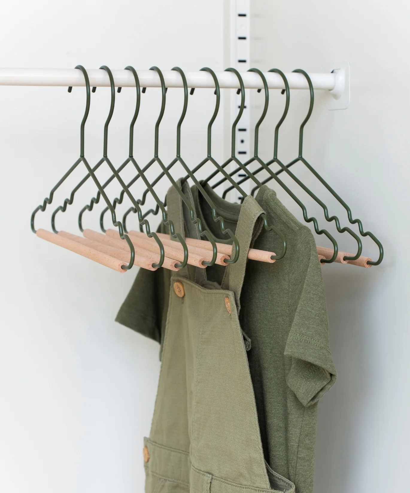 Kids Top Hangers in Olive - Image 2