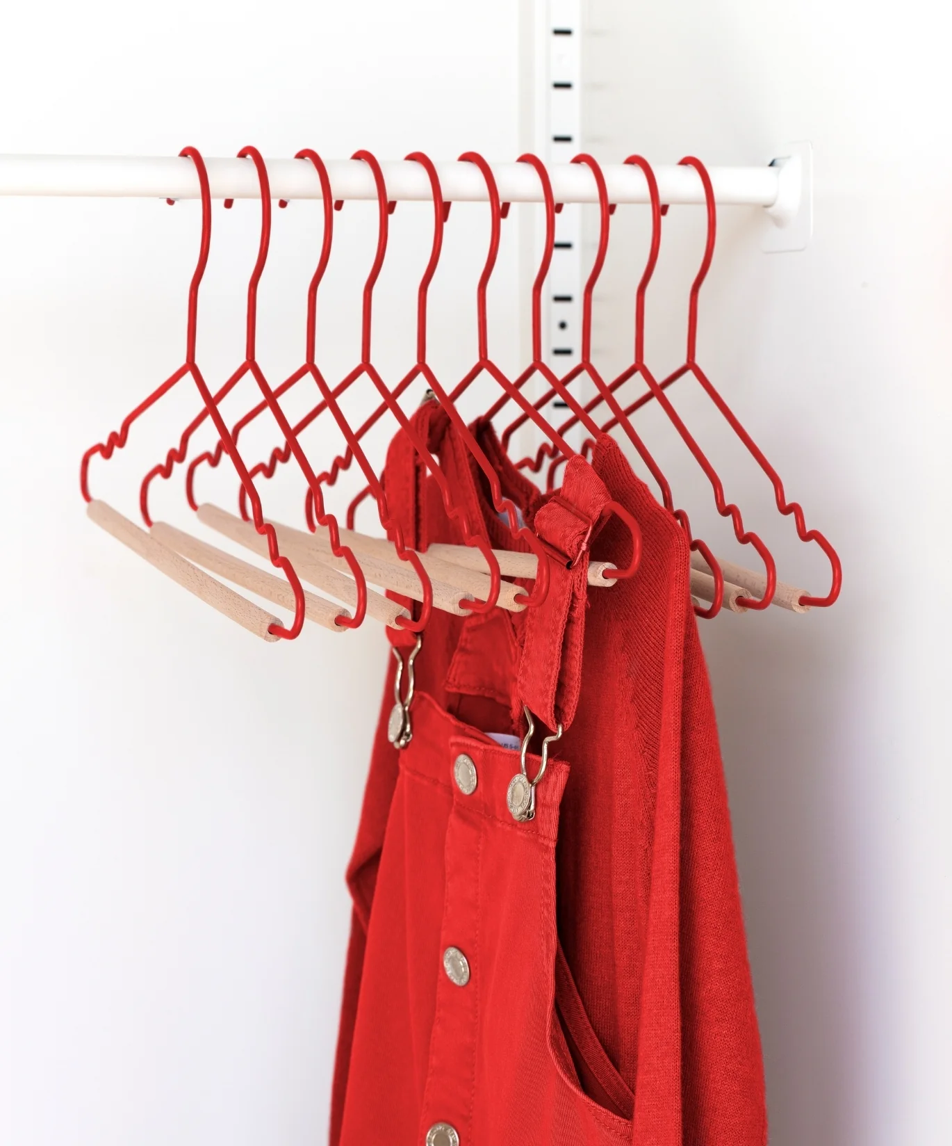 Kids Top Hangers in Poppy - Image 2