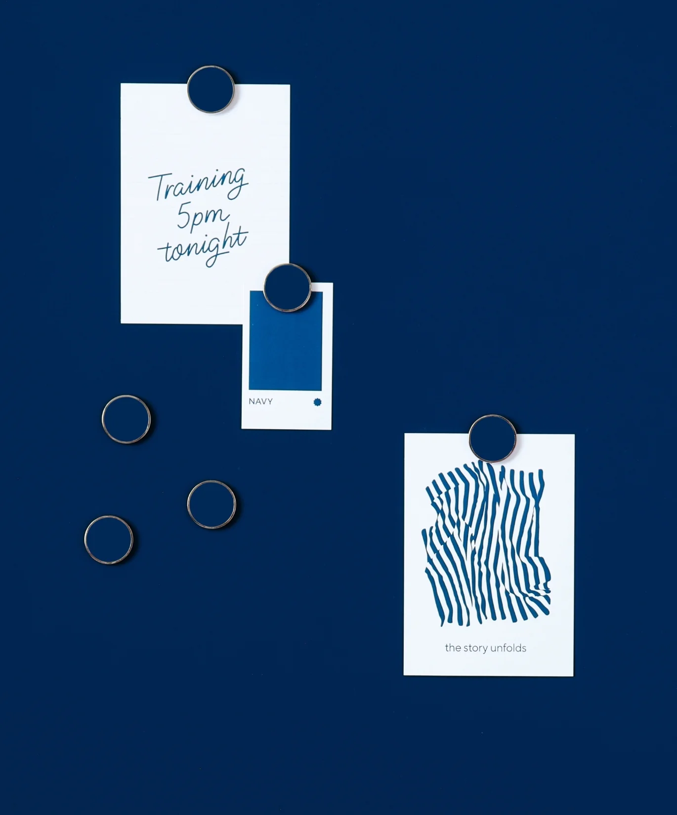 The Buttons in Navy - Image 4