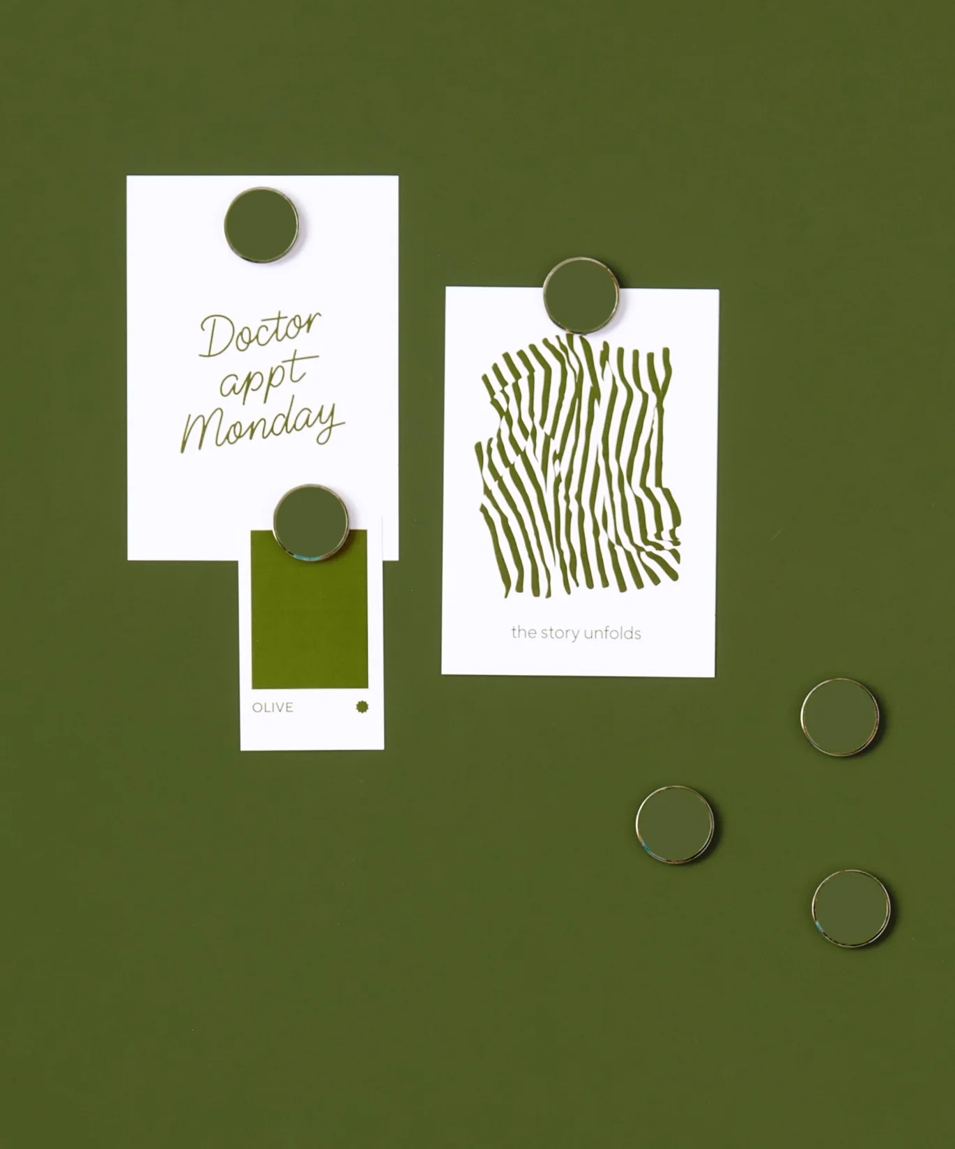 The Buttons in Olive - Image 4